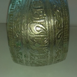 Старинный женский татарский чеканный браслет, фото №3