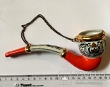 Сувенирная трубка-люлька "КИЕВ", фото №2