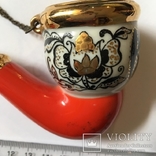 Сувенирная трубка-люлька "КИЕВ", фото №6