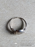 Перстень мертва голова срібло 835проб, фото №6