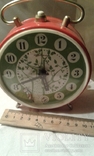 Часы-будильник "Янтарь" с дятлом-маятником...  новые, фото №10
