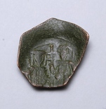 Латинські правителі Константинополя, мідний трахіс 1204-1261рр., фото №3