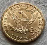 10 $ 1901 год США золото 16,7 грамм 900’, фото №3