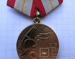 Медаль 60 лет Вооруженных сил СССР на документе Бурлака Н.К., фото №4