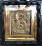 Старинная икона Знамение Пресвятой Богородицы, фото №8