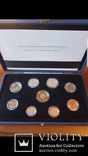 Lettland Latvian Euro coins Premium Set 2014 with gold medal BU (MS65-70) / Proof, фото №2