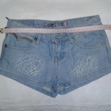 Новые джинсовые шорты, смотрите замеры, на подростка или худую девушку, фото №7
