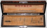 Старый деревянный футляр для немецкой губной гармошки M. Hohner (1930-е), фото №8