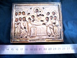 Старовинна ікона - Успіння Пр. Богородиці в сріблі, фото №8