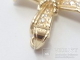 Золотой крестик с бриллиантами, фото №8