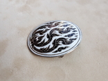 Серебряная брошь в эмалях, Сиам, фото №3