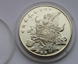  Жетон Европейская валюта.  1 евроцент 2005 Финляндия, фото №6