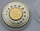  Жетон Европейская валюта.  1 евроцент 2005 Финляндия, фото №7