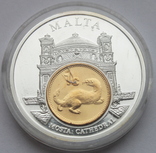 Жетон Европейская валюта. 1 евроцент . Мальта, фото №3