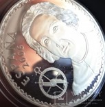 Набор монет Серебро 250гр и золото 27 гр Христофор Колумб Испания 2006, фото №5