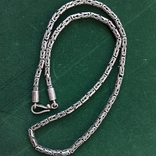 Серебряная цепочка, лисий хвост, фото №5