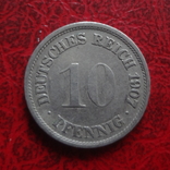 10 пфеннигов 1907 F Германия (,12.5.15)~, фото №2