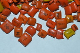 Конденсаторы Км оранжевые. 200 грамм., фото №3