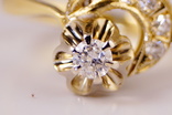 Золотое кольцо 750 с бриллиантами 0, 4 карат, фото №8