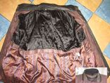Большая утеплённая кожаная мужская куртка. Германия. Лот 642, фото №6