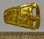 Золотая пряжка с крестом, Готская Культура, 4-5 век н.э., фото №9