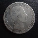 1 флорин 1861  Австро-Венгрия  серебро    (,I.6.3)~, фото №3