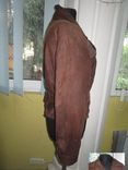 Оригинальная женская кожаная куртка-косуха с поясом . Лот 234, фото №7