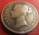 Британська Індія ( Ост-Індійська компанія) 1 цент 1845, фото №2