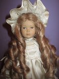 Уникальная фарфоровая кукла от Heidi Ott Хайди Отт натуральные волосы, фото №8