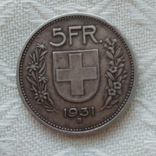 5 франків 1931 року, фото №2