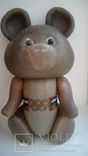 Олимпийский мишка горбик 40см игрушка СССР, фото №9