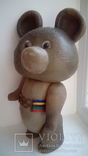 Олимпийский мишка горбик 40см игрушка СССР, фото №10
