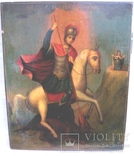 Старовинна ікона Георгія Переможця, фото №3