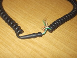 Витой трёхжильный провод для удлинения наушников, фото №3