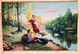 Картина «девушки с лебедями», фото №2