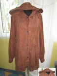 Стильная женская кожаная куртка с капюшоном YORN. Франция. Лот 627, фото №3