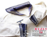 III REICH белая летняя блуза bluse матроса Кригсмарин Kriegsmarine 1936 год, фото №2