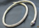 Колье"Змея" серебро 84 проба, фото №3