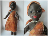 Кукла негритянка 30см СССР, фото №2