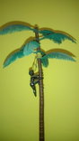 Сувенир пальма с негритенком и бананами СССР, фото №4