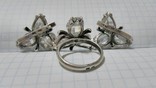 Кольцо и серьги из серебра 925., фото №8