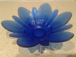 Конфетница (синее кобальтовое стекло), фото №6