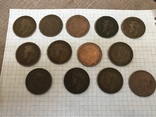 One penny погодовка 13 монет, фото №2