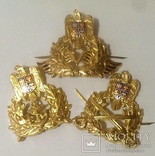 3 шт кокарда: пехота , флот , авиация Romania cap badge capbadge AF Air Force Navy Army, фото №2