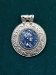 Кулон (серебро, бронза, позолота), фото №3