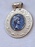 Кулон (серебро, бронза, позолота), фото №6
