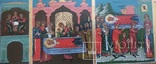 Икона Св. Николая в житии (35 х 31 см), фото №8