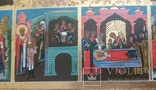 Икона Св. Николая в житии (35 х 31 см), фото №12