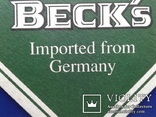 Подставка (бирдекель) BECK's, Германия., фото №8