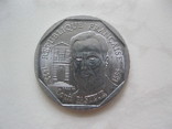 2 франка 1995 год Луи Пастер, фото №2